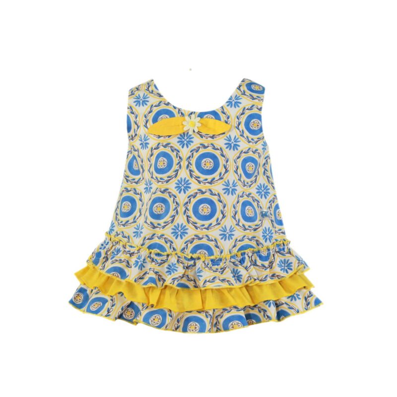 Vestido con culetín MARGARITAS