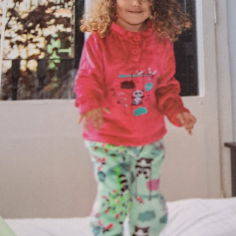 Pijama infantil PANDAS