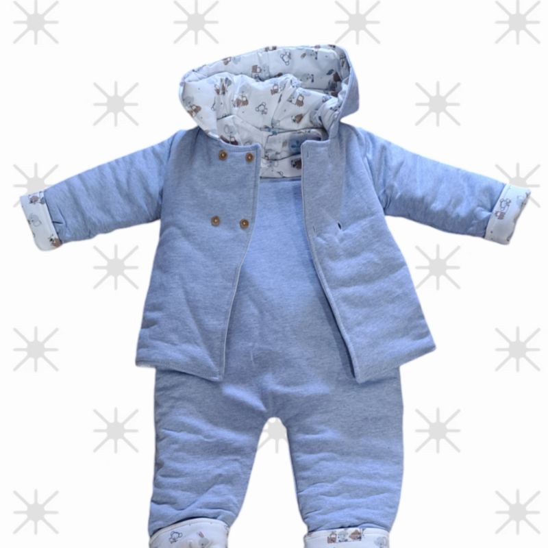 Conjunto peto 3 piezas CECILIA