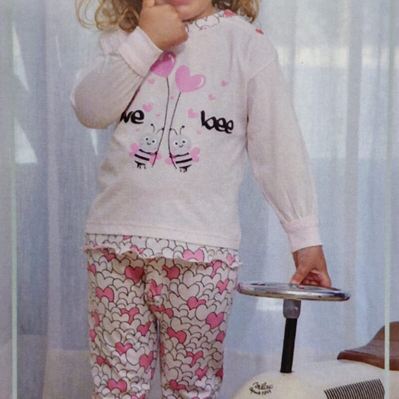 Pijama largo ABEJITAS