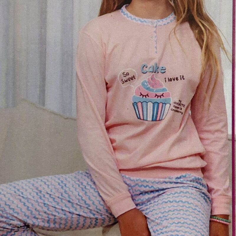 Pijama largo CUPCAKE