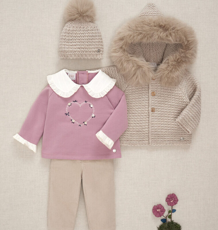 Conjunto sudadera niña VIOLETA