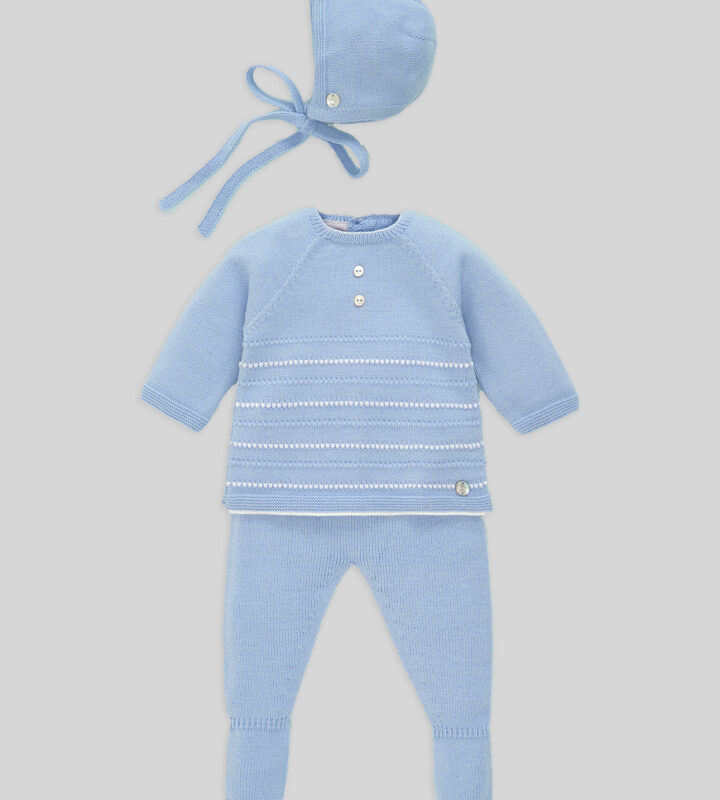 Conjunto Jubón, Polaina y Capota BODOQUES
