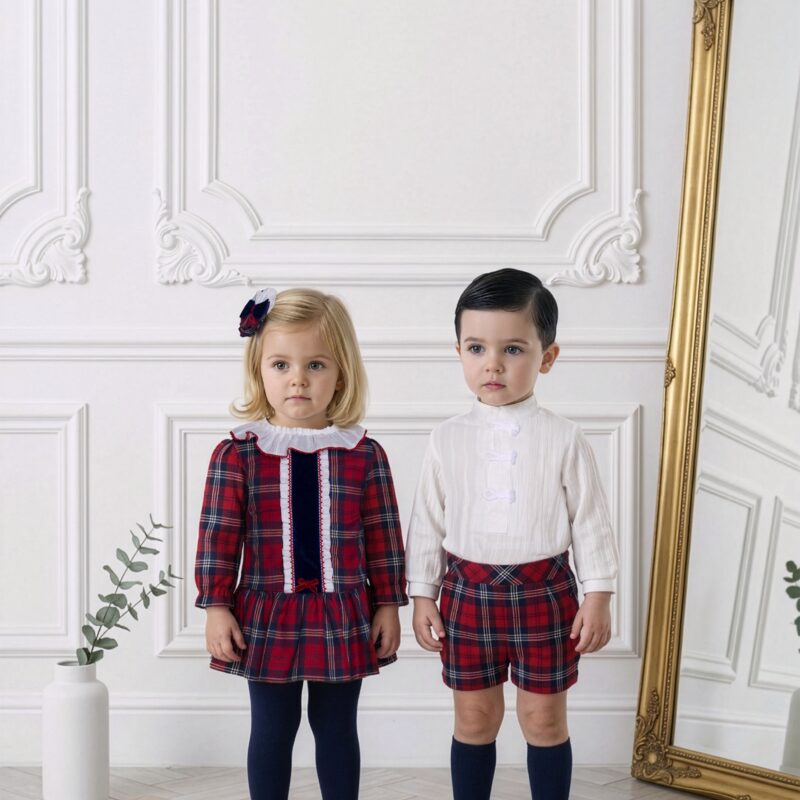 Conjunto bebé CUADROS
